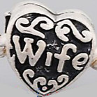 Wife bead - fits European bead bracelets - Click Image to Close